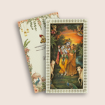 White Lord Radha Krishna Premium Wedding Invitation